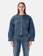 Levi's collarless sherpa trucker jacket - | Spazio Pritelli