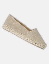 Castañer Kenda linen gold espadrilles - | Spazio Pritelli