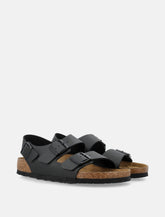 Birkenstock black Milano Birko-Flor sandals - | Spazio Pritelli