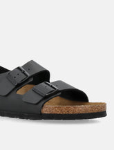 Birkenstock black Milano Birko-Flor sandals - | Spazio Pritelli
