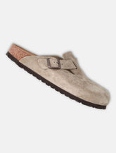 Birkenstock Boston suede sandals - Taupe - | Spazio Pritelli