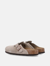 Birkenstock Boston suede sandals - Taupe - | Spazio Pritelli