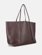 By Malene Birger Abilla oversized leather tote bag - | Spazio Pritelli