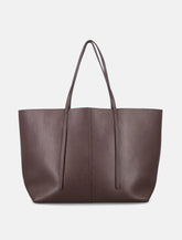 By Malene Birger Abilla oversized leather tote bag - | Spazio Pritelli