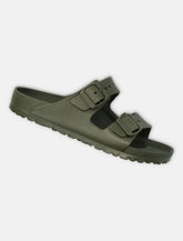 Birkenstock Arizona EVA khaki narrow sandals - | Spazio Pritelli