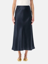 By Malene Birger satin midi skirt - | Spazio Pritelli
