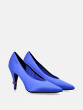 Versace Gianni satin pointed pumps - | Spazio Pritelli