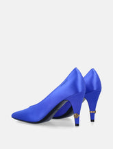 Versace Gianni satin pointed pumps - | Spazio Pritelli