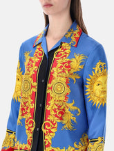 Versace printed silk twill shirt - | Spazio Pritelli