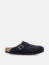 Birkenstock Boston suede sandals - Black - | Spazio Pritelli
