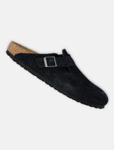 Birkenstock Boston suede sandals - Black - | Spazio Pritelli