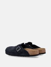 Birkenstock Boston suede sandals - Black - | Spazio Pritelli