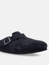 Birkenstock Boston suede sandals - Black - | Spazio Pritelli