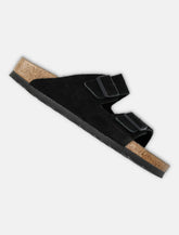 Birkenstock Arizona black suede sandals - | Spazio Pritelli