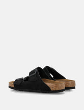 Birkenstock Arizona black suede sandals - | Spazio Pritelli