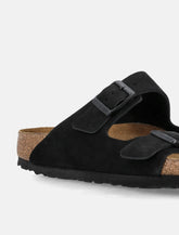 Birkenstock Arizona black suede sandals - | Spazio Pritelli