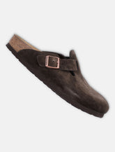 Birkenstock Boston suede sandals - Mocha - | Spazio Pritelli