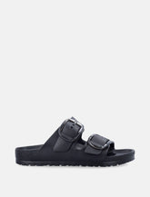 Birkenstock Arizona big buckle EVA black sandals - | Spazio Pritelli
