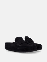 Birkenstock black suede Naples Wrapped - | Spazio Pritelli