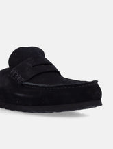Birkenstock black suede Naples Wrapped - | Spazio Pritelli