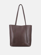 By Malene Birger Abilso square leather tote bag - | Spazio Pritelli