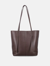 By Malene Birger Abilso square leather tote bag - | Spazio Pritelli
