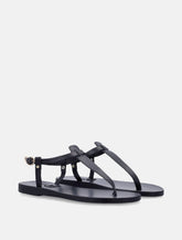 Ancient Greek Lito leather sandals - | Spazio Pritelli