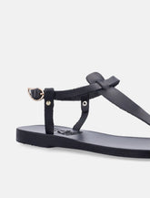 Ancient Greek Lito leather sandals - | Spazio Pritelli