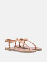 Ancient Greek Lito leather sandals - | Spazio Pritelli