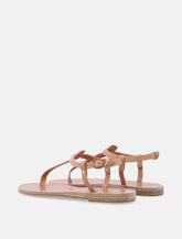 Ancient Greek Lito leather sandals - | Spazio Pritelli