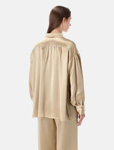 By Malene Birger Leonora satin blouse - | Spazio Pritelli