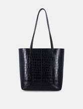 By Malene Birger Abilso Croco tote - | Spazio Pritelli