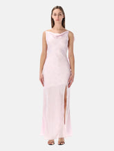 Rotate floral jacquard waterfall maxi dress - | Spazio Pritelli