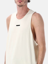 Essentials Fear of God ivory ribbed tank top - | Spazio Pritelli