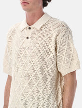 Obey Eryk textured knit polo - | Spazio Pritelli