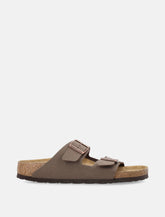 Birkenstock Arizona mocca Birko-Flor narrow sandals - | Spazio Pritelli