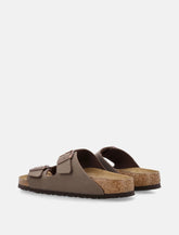 Birkenstock Arizona mocca Birko-Flor narrow sandals - | Spazio Pritelli