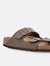 Birkenstock Arizona mocca Birko-Flor narrow sandals - | Spazio Pritelli