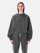 Essentials Fear of God grey 90’s raglan crewneck - | Spazio Pritelli