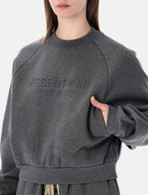 Essentials Fear of God grey 90’s raglan crewneck - | Spazio Pritelli