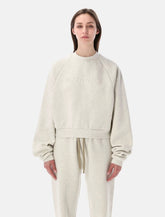 Essentials Fear of God beige 90’s raglan crewneck - | Spazio Pritelli