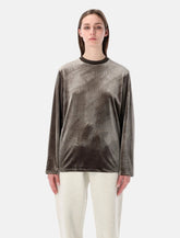 Essentials Fear of God LS velour tee - | Spazio Pritelli