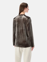 Essentials Fear of God LS velour tee - | Spazio Pritelli