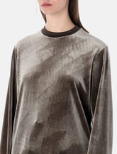 Essentials Fear of God LS velour tee - | Spazio Pritelli