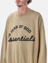 Essentials Fear of God sand Training 90s crewneck sweatshirt - | Spazio Pritelli