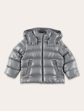 Moncler Maya boy's hooded down jacket - | Spazio Pritelli