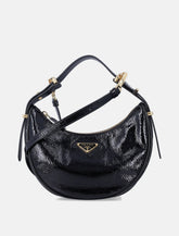Prada Bag Arqué Enameled Triangle Logo Detachable Straps Shine - | Spazio Pritelli