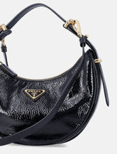 Prada Bag Arqué Enameled Triangle Logo Detachable Straps Shine - | Spazio Pritelli