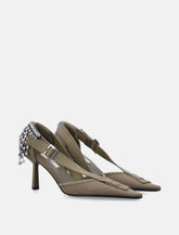 Prada canvas crystal pumps - | Spazio Pritelli