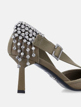 Prada canvas crystal pumps - | Spazio Pritelli